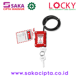 Adjustable cable lockout padlocks